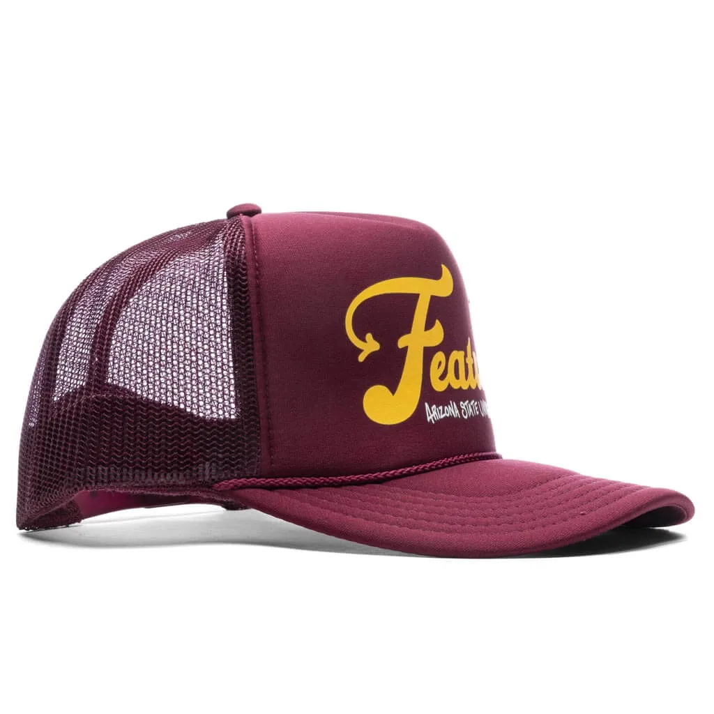 Feature x ASU University Trucker - Maroon